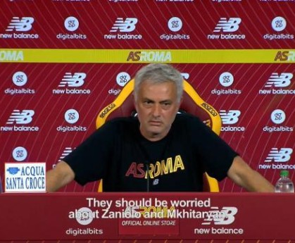 fb体育-穆里尼奥：宁输一场1比6，不输6场0比1