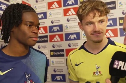 热刺两名小将奥卢塞西&amp;amp;罗斯韦尔：完成英超首秀是梦想成真