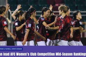 fb篮球直播-亚洲女足赛季中期排名：日本满分第一 中国仅第七